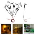 thumbnail image 4 of KLKCMS 10pcs Model Train Railway Street Light N Scale LED Road Lamp 12V White Light 1:150 White, 4 of 9