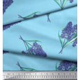 thumbnail image 2 of Soimoi Rayon Fabric Lavender Flower Print Fabric by the Yard 42 Inch Wide, 2 of 3