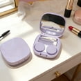thumbnail image 1 of Czzoypi Étui pour Lentilles de Contact, Boîte de Rangement Portable pour Lentilles de Contact de Voyage, Support Compact pour Lentilles de Contact pour Usage Quotidien, Gym et Activités Extérieures, Violet, 1 of 6