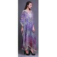 thumbnail image 3 of Phagun Caftan de Plage à Panneaux Ikat, Paréo de Bikini, Robe Maxi pour Femmes, Long Caftan-S-L, 3 of 5