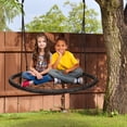 thumbnail image 4 of Spinner Swing Kids Round Web Swing Great for Tree, Backyard, Playground, Playroom Accessories Included (40" Net Seat), 4 of 7