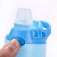 thumbnail image 4 of 480ML Water Bottle for School Kids Girls Boys  Portable Cartoon Patterns Print Water Bottle with Straw for Toddler Kids, 4 of 5