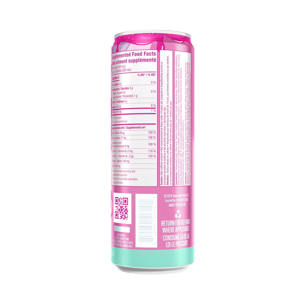 Alani Nu Boisson Énergisante Barbotine Rose
