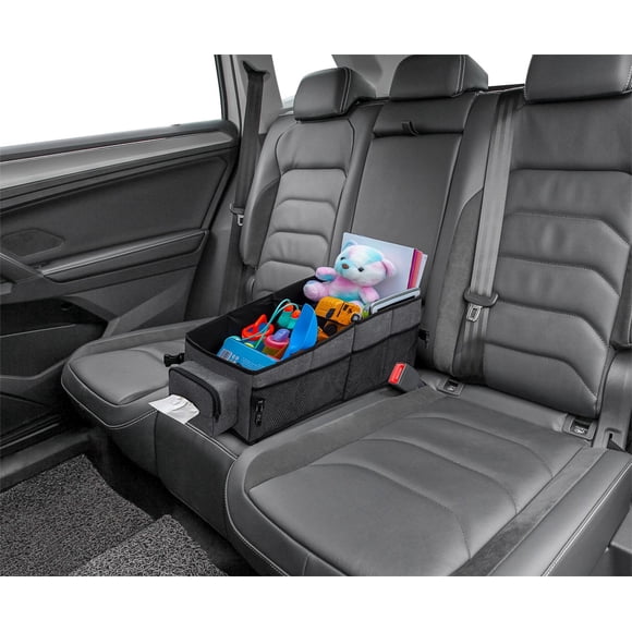 Auto Drive Car Seat Organizer Passenger Seat Organizer, Collapsible and Compact