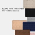 thumbnail image 4 of Maytalsory Quick-drying Bathroom Rugs Exquisite Crafted For Easy Cleaning Toilet Rugs Bath Mat Carpets Camel 1 Pc, 4 of 6