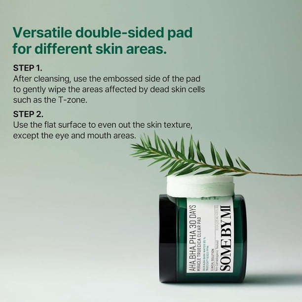Some By Mi, AHA/BHA/PHA 30 Days Miracle Truecica Clear Pad, 70