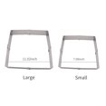 thumbnail image 2 of Amdohai Cake Mold Stainless Steel Adjustable Cake Ring Shaped Mousse, 2 of 7