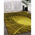 thumbnail image 3 of Ahgly Company Tapis d'Intérieur Lavable à la Machine, Carré, Transitionnel, Brun Boulanger, Tapis de Zone, 7 Pieds Carré, 3 of 7