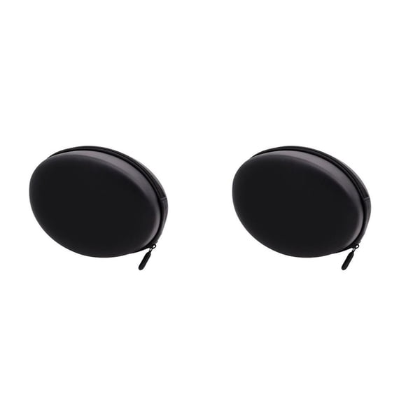 Maytalsory Sac pour Écouteurs pour Étui de Protection pour Casque Transportant des Pièces de Protection Manchon Voyage avec Fermeture Éclair Outils Fournitures d'Extérieur Tel Qu'illustré 2 Ensembles