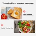 thumbnail image 3 of Bread Toaster Electric Bread Baking Maker Machine Sandwich Toaster 2 Slice for Breakfast Sandwich Reheat Kitchen Toast, 3 of 8