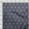 thumbnail image 2 of oneOone Cotton Silk Fabric Leaves & Floral Block Print Fabric BTY 42 Inch Wide, 2 of 4