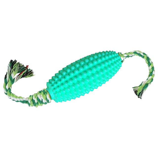 Durable Corn Shape Dog Toy Squeaky Bite-resistant Teeth Cleaning Perfect for Medium Large Dogs Pet Supply