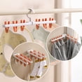 thumbnail image 1 of Vaidha Multi-functional Folding Wall-hanging Clothes Rack Clothes Balcony Drying Artifacts Household Six Clip Underwear Socks Drying Hanging Racks, 1 of 6
