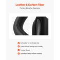 thumbnail image 3 of KFFKFF Steering Wheel for 2016-2023 Tesla Model 3, Carbon Fiber Steering Wheel D-Shaped Flat-Bottom with Heating Function, Leather Grip with Non-Slip Texture, Black, 3 of 9