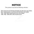 thumbnail image 2 of Transit Auto Rear Brake Drum Shoes and Spring Kit for Car Honda Accord K8N-100310, 2 of 11