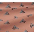 thumbnail image 5 of oneOone Viscose Jersey Fabric Bird Block Printed Fabric 1 Yard 60 Inch Wide, 5 of 5