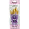 thumbnail image 1 of Crafter's Choice Ensemble de Brosses Plates en Taklon Blanc-7/pkg, 1 of 1