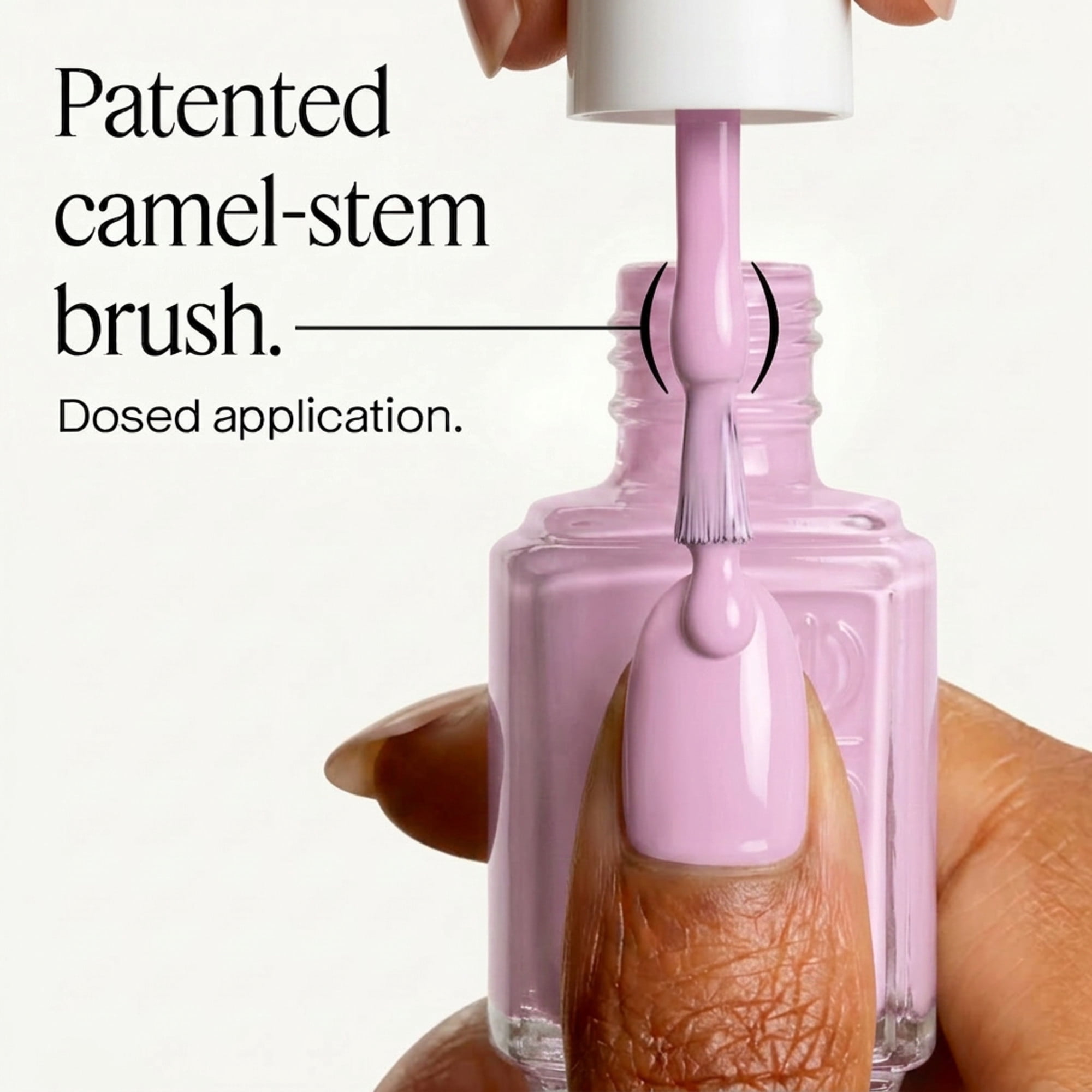 essie vernis à ongles, végétalien, finition brillante, formule de qualité salon, lilacism, 13.5ml
