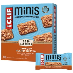 CLIF BAR, Mini Énergie du beurre de cacahuètes Bar, 70% Ingrédients organiques, sans arômes artificiels