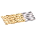 thumbnail image 4 of End Mills, CNC Milling Bits 4x28x50mm  Durability High Speed Steel HSS  Coating Widely Used Milling Machine Tools  For Mechanic For Repair Tool, 4 of 8