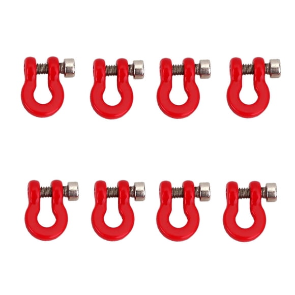 Tachiuwa Boucle de Remorque RC Pièces de Rechange pour Axial SCX24 90081 1:24 Véhicules Bricolage Accessoires Rouge