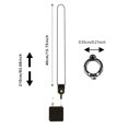 thumbnail image 2 of Hearth & Gear Parrot Leash Bird Leash Scalable Flight Training Rope For Budgies Psittacula Longicauda Mini With Rings (White Blak Foot Ring No. 6 No. 4 No. 5 No. 7) Dog Camping Accessories Protective, 2 of 3