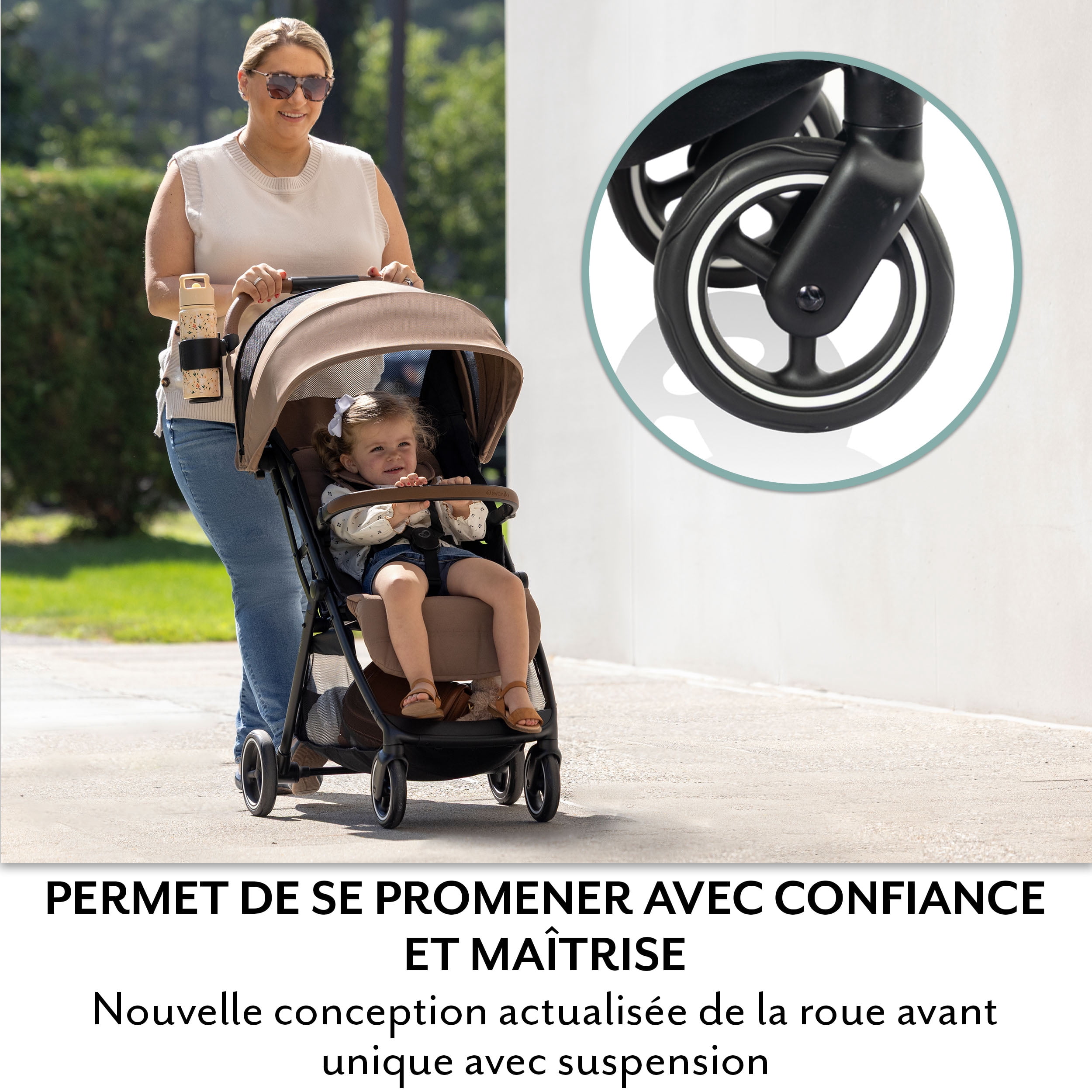 Evenflo Otto+ Travel System w/ LiteMax Infant Car Seat (Car Seat 3-30 lbs - Stroller Max 55 lbs)