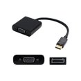 thumbnail image 3 of AddOn 8in DisplayPort to VGA Adapter Cable - DisplayPort cable - DisplayPort (M) to HD-15 (VGA) (F) - 7.9 in - black, 3 of 3