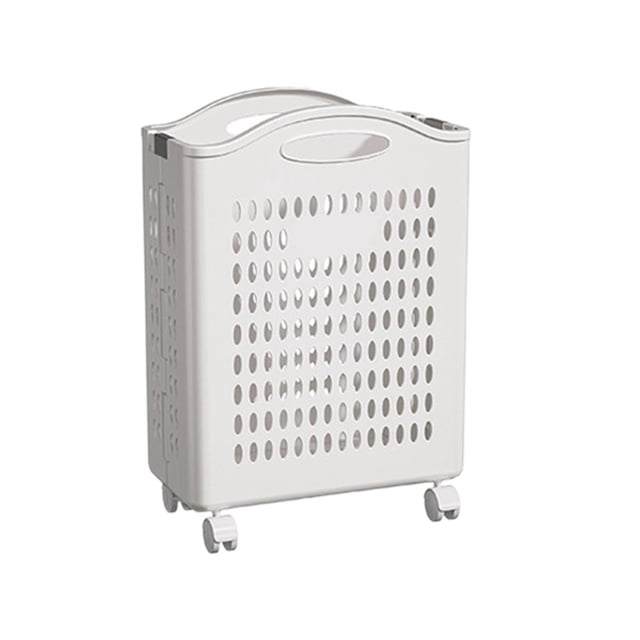CNKOO Collapsible Laundry Basket with Wheels Foldable Storage Container/Organizer Space Saving Dirty Clothes Laundry Bin with Handle