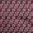 thumbnail image 1 of oneOone Rayonne Rouge Tissu Abstrait Matériel de Couture Tissu Imprimé au Mètre 56 Pouces de Large, 1 of 4