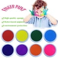 thumbnail image 3 of Large Rainbow Ink Pad - Multi Colour Giant 18cm for Stamps Craft Kids CaUK, 3 of 8