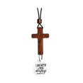 thumbnail image 2 of Daily Verse Rearview Ornament – Daily Car Charm Hanging For Car With “I Am With You ”, 2 of 7