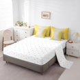 thumbnail image 3 of YST, Gradient Comforter Set, 7-Piece, Ombre, Full, Watercolor, Geometric, Wave Line and Dot, Gray, Yellow, Modern, Bedding Set, 3 of 4