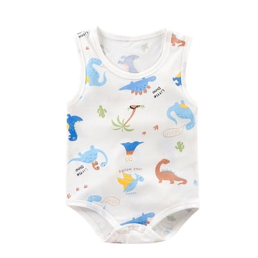 Birdeem Rompers Toddler Baby Girls Boys Short Sleeve Printed Color T-Shirt Round Neck Jumpsuit Romper