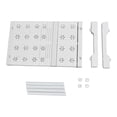 thumbnail image 2 of Adjustable Wardrobe Organizer, Expandable Closet Shelf with Sorting Storage for Bedroom Bathroom Office, 9.4x8.7", 2 of 8