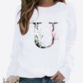 thumbnail image 2 of CEHVOM Hiver Femmes Décontracté Manches Longues Hauts Dames Imprimé Chandail Blouse T-Shirt Chandail Liquidation, 2 of 4