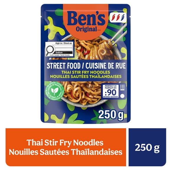 BEN'S ORIGINAL STREET FOOD Thai Stir Fry Noodles Entrée for 1, 250 g