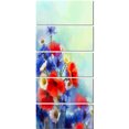 thumbnail image 2 of Blue Cornflower and White Daisy - Floral Canvas Art Print, 2 of 3