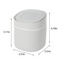 thumbnail image 3 of EGNMCR Mini Trash Can With Lid, Mini Trash Can With Lid, Desktop Mini Trash Can, Countertop Mini Trash Can, Desktop Mini Trash Can, Mini Trash Basket,, 3 of 7