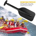 thumbnail image 3 of ORUYROP Pagaie de Kayak, Pagaie Télescopique Télescopique Télescopique Télescope Portable Bateau de Rafting Pagaie Rame Bateau de Rafting Portable Flottant Kayak Extérieur Sport Nautique, 3 of 6