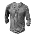 thumbnail image 4 of Ketyyh-chn99 T-Shirts Chemises pour Hommes Gym Golf Chemises Col Rond Confortable Coton Coupe Décontractée T-Shirts Amples pour Hommes T-Shirt Classique Doux Gris,2TG, 4 of 4