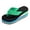 N-Green, variant on Kcodviy Women Wedge Floral Flip Huarache Sandals Women Flops Color Sole Beach Slip on Sandals for Women Flip Flops Slippers Thick Womens Comfort Sandals Sole Flip Flops Summer Casual Beach Slippers