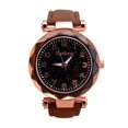 thumbnail image 4 of Montre à Quartz Mode Décontractée pour Femmes Cadran Scintillant Ciel Bracelet en Cuir, 4 of 8