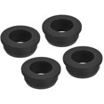 thumbnail image 1 of Unique Bargains Support à Oeillets en Caoutchouc Dia 1-5/16 Pieds (33,3 mm) Rond Type T pour Protection de Fil, Lot de 4, 1 of 5