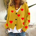 thumbnail image 1 of LOVZFMLL Cardigan for Women‘s Casual Cardigan Button Printed Fashion Jacket Coat, 1 of 4