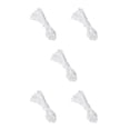 thumbnail image 2 of Transemion 3mm White Elastic Band Cord Ear Hanging Sewing Crafts DIY Elastic Rope 10m-200m white 10m 5Set, 2 of 6