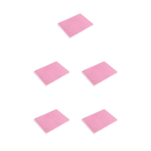Wweixi Cute Practical Litter Mat Cat Accessories Easy To Clean Cat Litter Mat Pink 30*30cm 5Set
