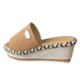thumbnail image 2 of Oyedens Womens Wedge Platform Espadrilles Sandals Dress Open Toe Chunky Heels Footbed Slippers, 2 of 4