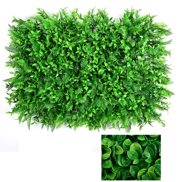 Green Plant Wall Simulation Plant Wall Decoration Living Room Interior Background Flower Wall Green Wall Hanging Plastic Fake LawnDoor Fence Fence Protection