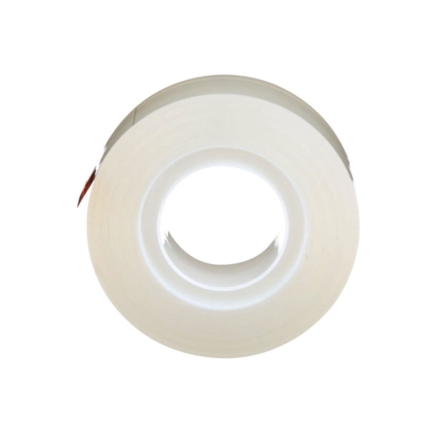 Scotch® Super-Hold Tape 700K3-ESF-RP4, 3/Pack showing a top-down view of a clear adhesive tape roll with a white plastic core, designed for strong, durable hold in office and home applications.